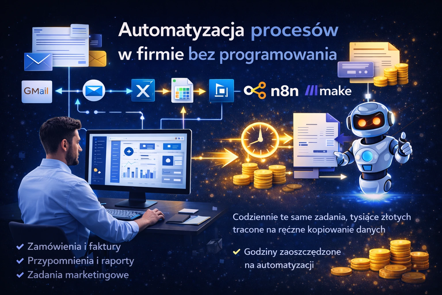 Automatyzacja procesów biznesowych w firmie bez programowania
